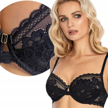 Podprsenka RÓŻA Měkká podprsenka SOFT ČERNÁ 85D