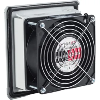 Průmyslový ventilátor Ventilátor s filtrem + svorka, 100 (140) m3/h 160x160, 230V 50/60Hz IP54 PTF1500T Plastim