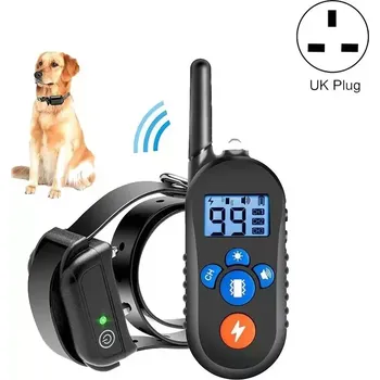 Obojek pro psa TopTechnology 800m Dálkově ovládaný elektrický výcvikový obojek s vibracemi pro psy - UK Plug