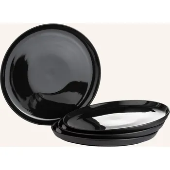 Talíř Marc O'polo Sada 4 Jídelních Talířů Moments, černá