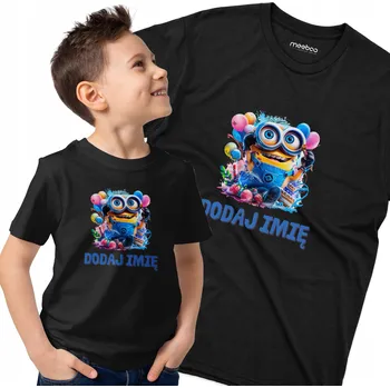 Meeboo dětské tričko černé bavlna velikost 140