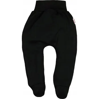 Polodupačky BEZTLAKOVÉ dupačky ČERNÉ vel. 68 KLEKLE