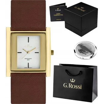 Hodinky Dámské hodinky G. Rossi klasický ciferník a kožený řemínek - box + GRAVÍROVÁNÍ