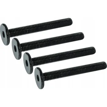 Šroub 100x šroub s válcovou hlavou černý M6 x 50 mm