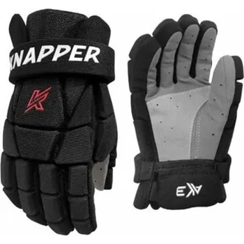 Knapper Hokejbalové rukavice AK3 S24 JR Junior, černá, 10 + DÁREK + Doprava ZDARMA