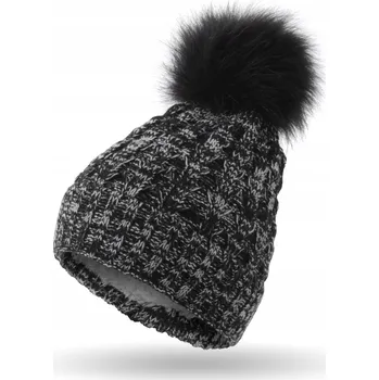 Čepice Polar Fashion zimní čepice beanie černá, univerzální velikost