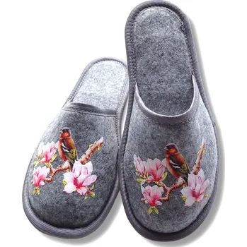 Dámské pantofle PANTOFLE Plstěné Lehké - VRABEC - Sandále - od 36 do 42