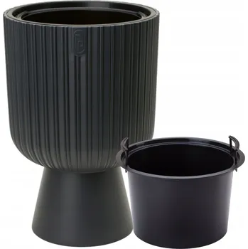 Květináč Šedý plast Květináč Prosperplast 3,41 cm x 3 x 2,58 cm