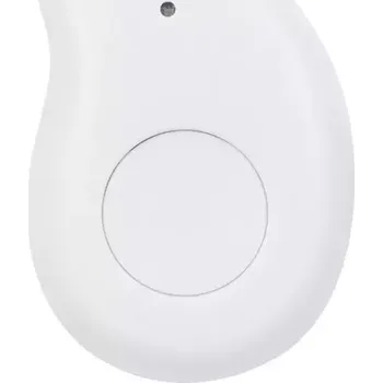 Lokátor TopTechnology Mini GPS tracker pro domácí mazlíčky s baterií, voděodolný Bluetooth, sledovač klíčů a peněženky (Bílý)