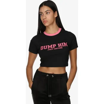 Juicy Couture DUMP HIM CROP SOPHIE TEE S 286421