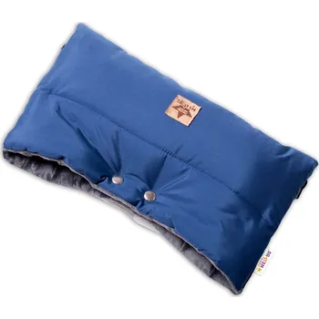 Rukávník Baby Nellys Rukávník ke kočárku STYLE, granát (barva: granátová, tm. modrá)