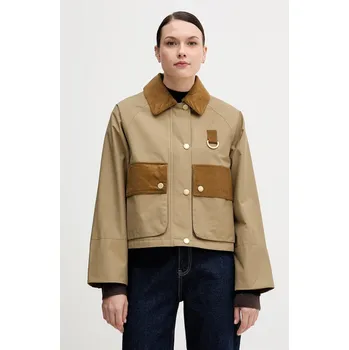 Dámská casual bunda Bunda Barbour PHOEBE béžová barva, přechodná, oversize, LCA0371 82X, vel. 44