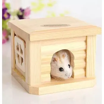 TopTechnology Dřevěný domek pro malé zvíře - Kotec pro králíka a křečka