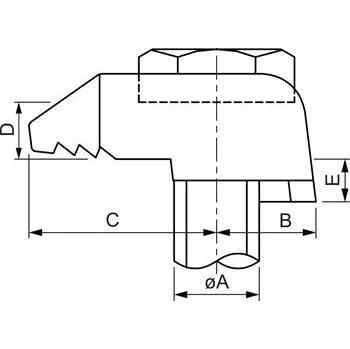 svorka BEAM CLAMP BA1G12 svorka pro ocelové nosníky, certif. M12, litina žárový pozink (40 ks)