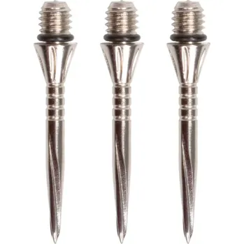 Příslušenství pro šipky Unicorn Kovové hroty - Volute Converta Points - Natural - 27 mm