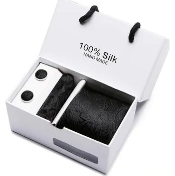 Kravata Amparo Miranda® Dárková sada kravata, kapesníček a manžetové knoflíčky SB27