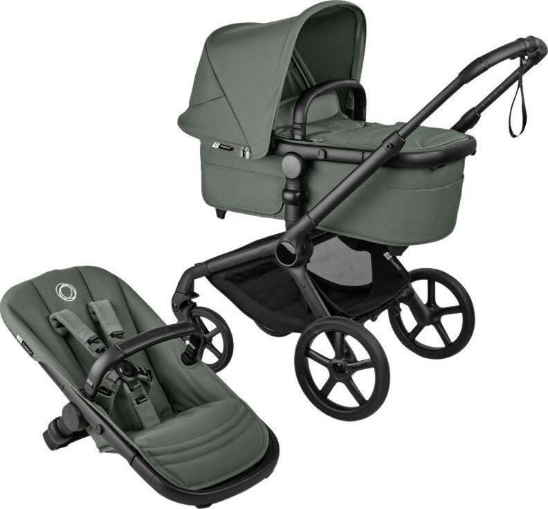Bugaboo Fox 5 Renew Complete Black/Forest Green-forest Green