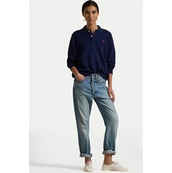 Oblečení a móda Polo Ralph Lauren Mikina 211947966007 Tmavomodrá Relaxed Fit XXL