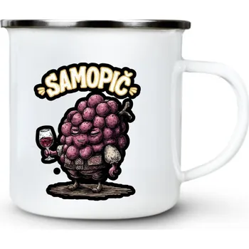 Samopič - Plechový hrnek VELKÝ 400ml (500 ml po okraj) - 400 ml