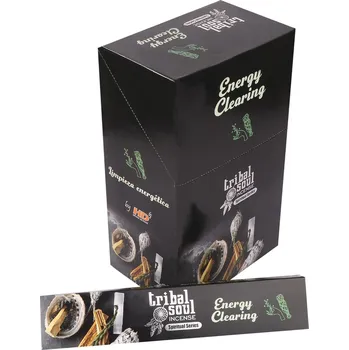 Vonná tyčinka Tribal Soul Spirituální Vonné Tyčinky a Keramický Držák - Čištění Energie