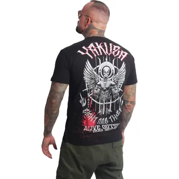 Pánská móda Pánské triko Yakuza Outside Regular 27001 black velikost: 5XL