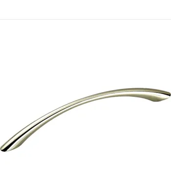 Nábytkové kování 770363 úchytka KLASIKA rozteč 96mm mosaz (Zakřivená úchytka ve tvaru oblouku z mosazi. Rozteč 96mm. Designový prvek, který dodá nábytku měkké a organické linie.)