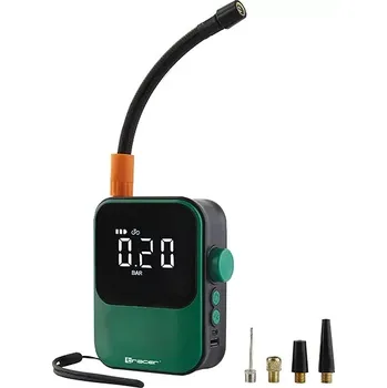 Tracer přenosný automobilový kompresor s powerbankou a LED