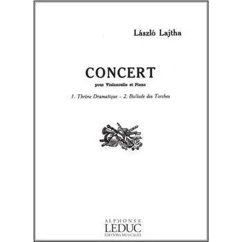 Laszlo Lajtha: Concert (noty na violoncello, klavír)