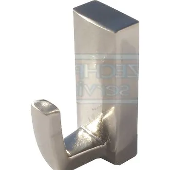 Věšák 770192 háček kov satén nikl (Nástěnný háček v povrchu satén nikl. Jednoduchý a funkční doplněk do interiéru.)