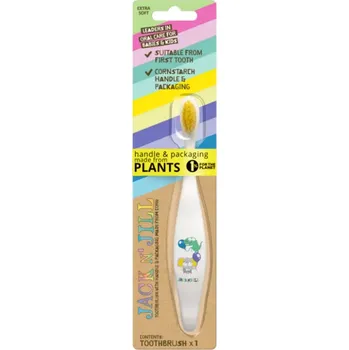 Zubní kartáček Jack N´ Jill Extra měkký kartáček na první zoubky Jack N’Jill Dino & Sloník ELLIE