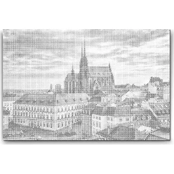 Painting Queens Katedrála Petrov Brno 2, 40 × 60 cm, bez rámu