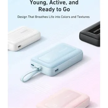 Powerbanka Přenosná nabíječka Anker A1689H11, 20000 mAh, 30 W, černá