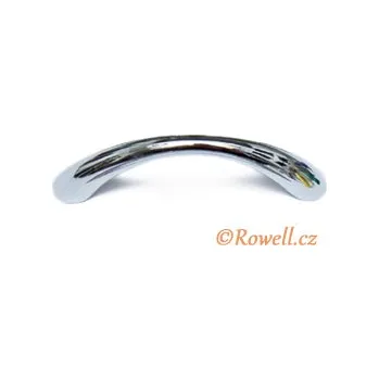 Nábytkové kování UO1. Úchyt 64mm chrom leský (Klasická visací úchytka model UO1 v lesklém chromu. Rozteč 64mm, tradiční a nadčasový vzhled.)