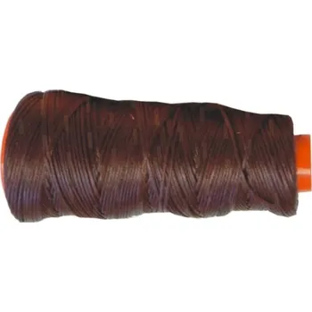 Pouzdro na nůž Sedlářská nit kakao