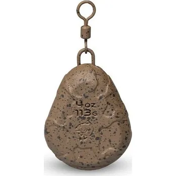 Rybářský háček Zátěž Nash Flat Pear Swivel Lead 113gr
