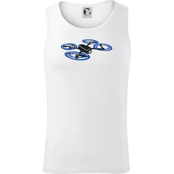 Dron letící - Tílko pánské Core - 2XL ( Bílá )
