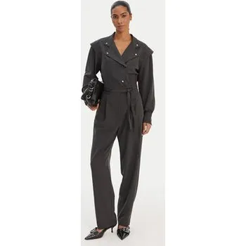 Dámský overall BOSS Overal C_Darima 50552355 Šedá Regular Fit 38