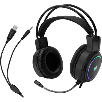 Sluchátka herní headset Tracer GameZone GZ X1 s RGB podsvícením a mikrofonem