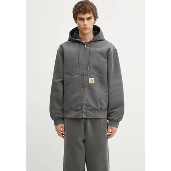Bavlněná bunda Carhartt WIP OG Active Jacket, XL, šedá, 90X