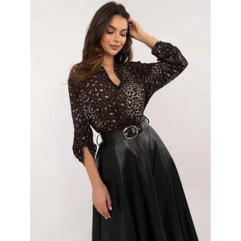 Dámská tunika Stylová blůza s dlouhým rukávem TW-KS-