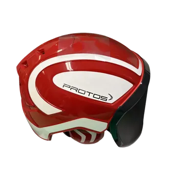 Pracovní přilba Lesnická Přilba PROTOS® Integral Forest, štít F39, červeno-bílá