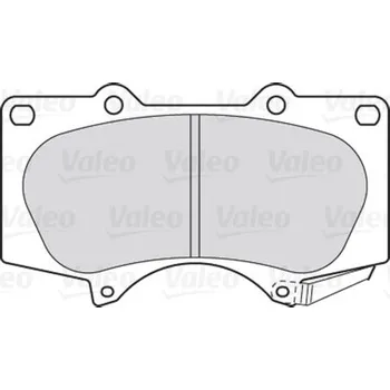 Brzdová destička Sada brzdových destiček, kotoučová brzda VALEO 301857