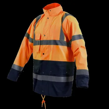 pracovní bunda Bunda zateplená výstražná multifunkční 5 v 1, 3XL, oranžová, STALCO