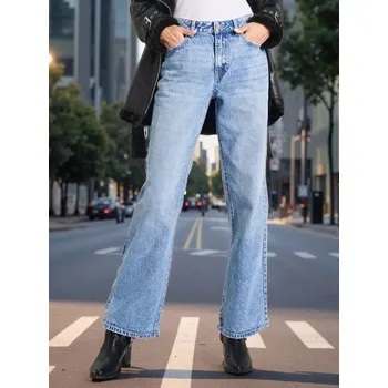 Dámské džíny Sinsay - Džíny wide leg - modrá - 438CA-50J - 438CA-50J-34