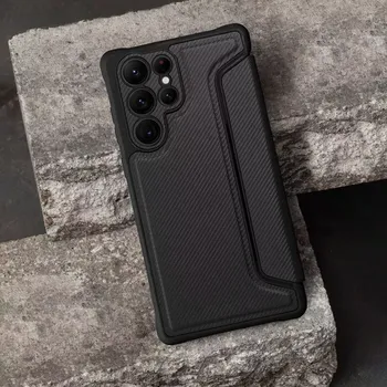 Pouzdro na mobilní telefon RAZOR Book pro SAMSUNG S25 Plus černá