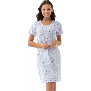 Dámská noční košile Dámská noční košile 284/52 LUNA modrá světlá L