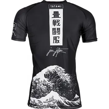 Rashguard Tatami fightwear Rashguard - funkční tričko Tatami Kanagawa - krátký rukáv - černý Velikost: L
