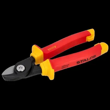 Kleště Nůžky na kabely, 165 mm, 1000 V, VDE, STALCO