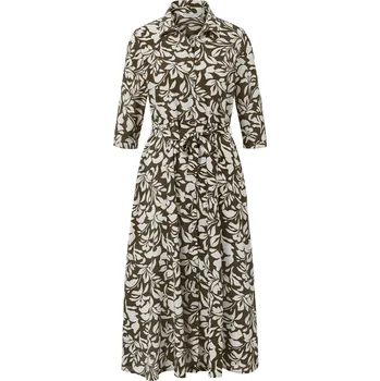 Dámské šaty 684261 - Tchibo - Halenkové šaty s potiskem - pro ženy - vel. 36 - barva: bílá/s potiskem