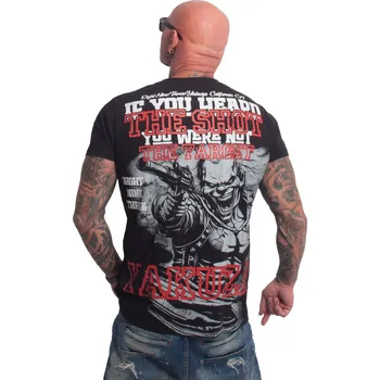 Pánská móda Pánské triko Yakuza Target Regular 27013 black velikost: 4XL